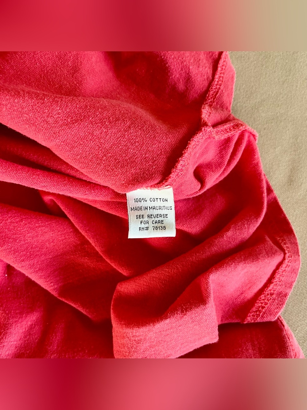 M. Mac Coral/Hot Pink Fish Cotton T-Shirt Maxi Dress Beachy Coastal | Size M - Picture 3 of 7